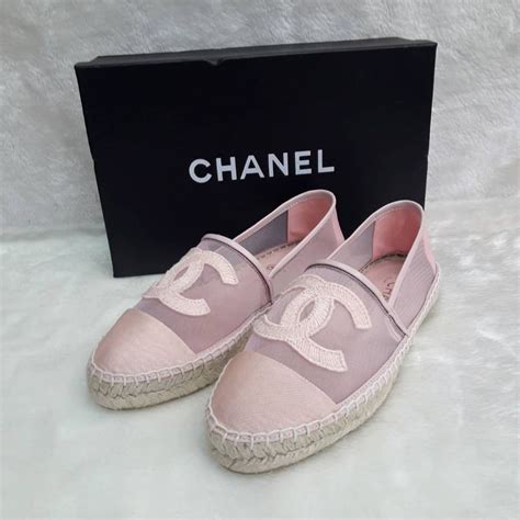 Chanel slip on espadrilles